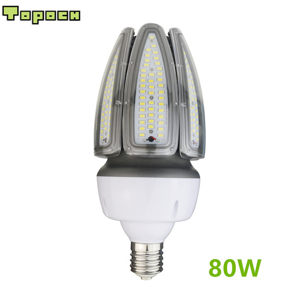 Topoch Industrial LED Light 80W Bulb 10000 LM UL CE Listed 250W HPS Replacement Mogul Screw Base IP65 Outdoor Indoor Area Lighting