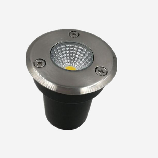 5W COB LED underground light IP67 Buried ground floor recessed lampAC110V-240V outdoor flood lamp DC12V OR AC85V-265V