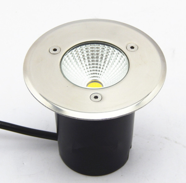 Free shipping 7W COB LED underground light IP67 Buried recessed floor outdoor lamp DC12V OR AC85-265V