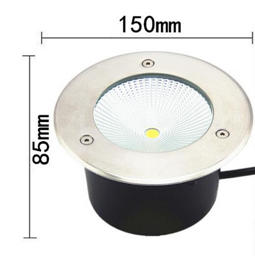 Free shipping COB LED Recessed Underground Lamp 15W Paving Lighting LED COB Underground Light 15W With CE