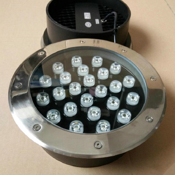 factory direct sale Free shipping 18W 24W LED underground light IP68 Buried recessed floor outdoor lamp OR AC85-265V