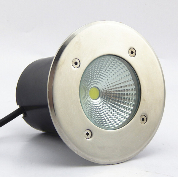 Free shipping 12W COB LED underground light IP67 Buried recessed floor outdoor lamp DC12V OR AC85-265V