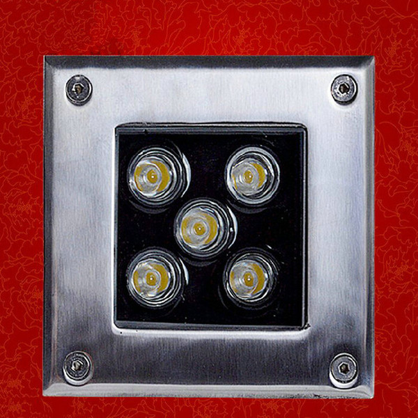 IP67 waterproof 5W Warm White/Cold White LED COB underground light,led recessed floor lights AC85-265V