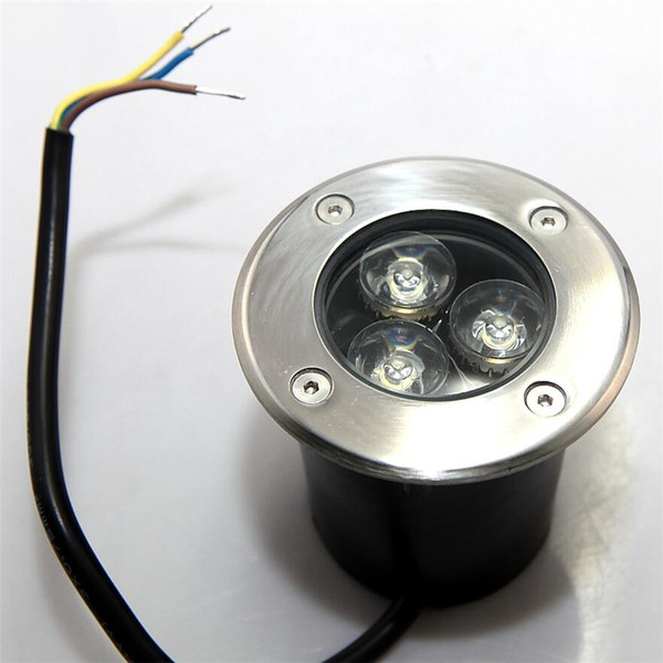 Wide Voltage 3*3w LED underground light AC85-265v garden light Buried LAMP IP65 cool white warm white Free shipping