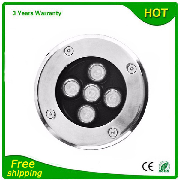 RGB LED Underground Light 5W LED Buried Lighting Floodlight RGB 16 Color Change Wall Washer 6pcs 85-265V 24V Warranty 3 Years