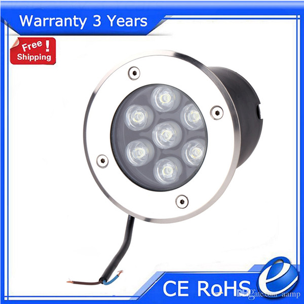 9W LED Underground Light RGB Buried Lighting Outdoor Floodlight RGB/W/R/G/B/Y/WW 10pcs 85-265V 24V Warranty 3 Years