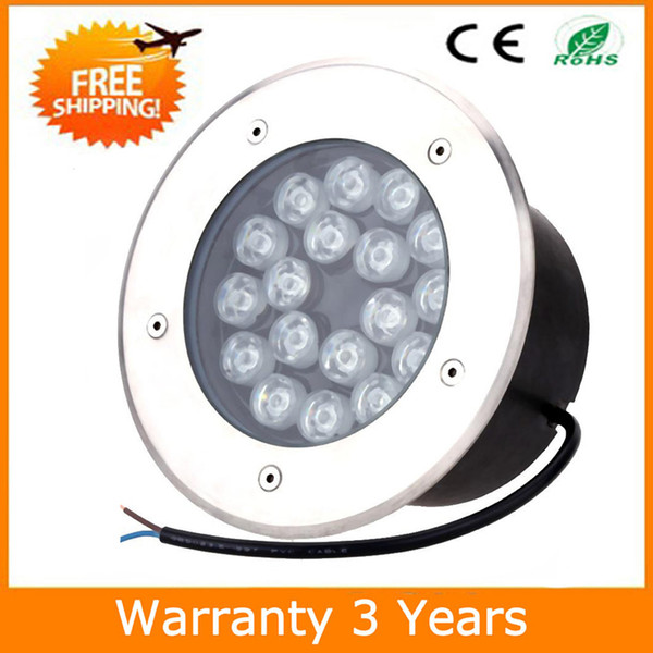 LED Underground Light RGB 18W LED Buried Lamp Lighting Flood Light RGB W R G B Y WW 8pcs Warranty 3 Years CE