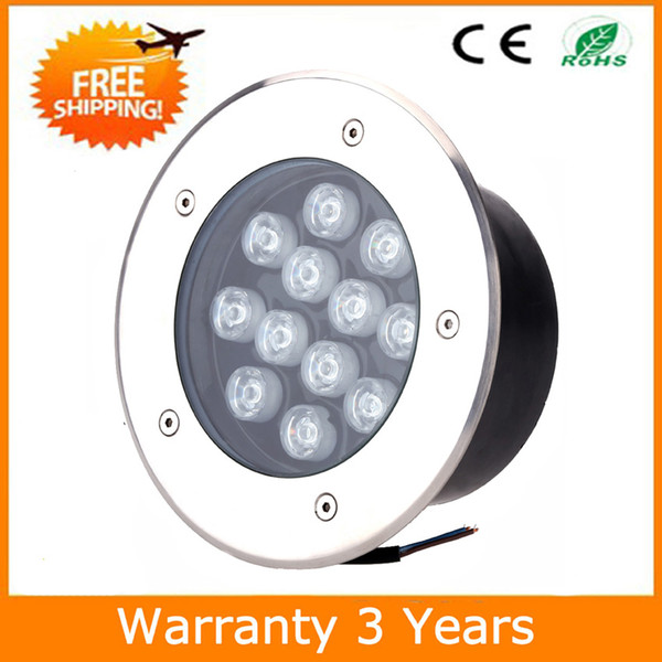 LED Underground Light RGB 12W LED Buried Lamp Lighting Flood Light RGB W R G B Y WW 8pcs Warranty 3 Years CE