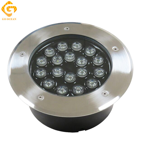 LED Underground Lamps 18W 12V IP67 Waterproof Ground Led Buried Lamp Project Landscape Lights Engineering Light Outdoor Garden Step Lights