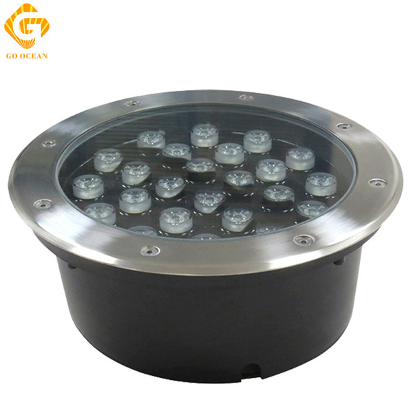 LED Underground Lamps 24W 12V IP67 Waterproof Ground Led Buried Lamp Project Landscape Lights Engineering Light Outdoor Garden Park Lights