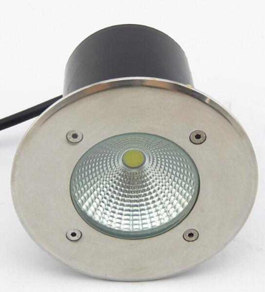 Wholesale- 10pcs/lot IP68,15W Super LED COB Underground Light,LED Recessed Light LED Flood Lights Diamerer120mm AC85-265V Free Shipping