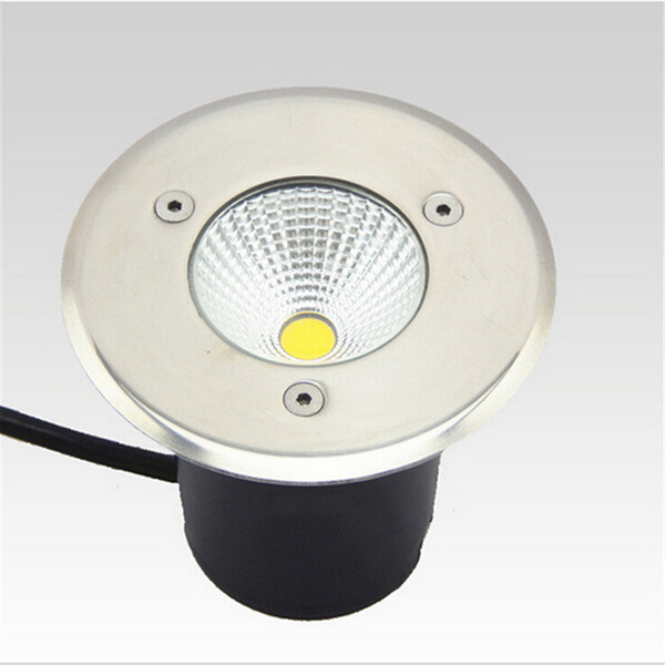 factory direct sale Free shipping 10W COB LED underground light IP68 Buried recessed floor outdoor lamp AC85-265V ,Warm White/Cold White