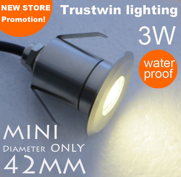 12V 24V 110V 220V buried light mini Outdoor waterproof LED underground light 3W spotlight LED floor light