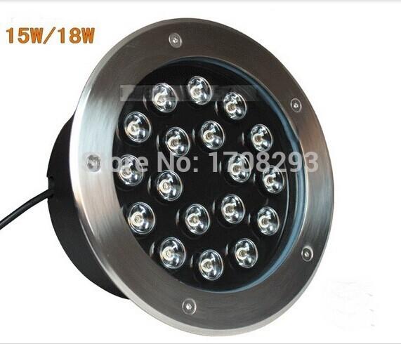 Wholesale 15W LED Underground Lamps Buried Lighting AC85V-265V LED Outdoor Lamps IP65 High Power spotlight 10PCS/LOT