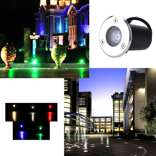 2018 IP67 1W 3W LED Underground Light Waterproof Lamp 220V 110V 12V Outdoor Garden Path Buried Yard Landscape Spot Lights