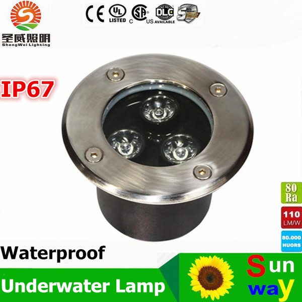 Wholesale 3W 6W 10W 12W 14W 18W 24W LED Underground Light 18W LED underground lamp AC85-265V Waterpoof led underground Free shipping