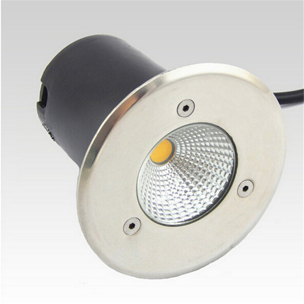 Free Shipping 10W Warm White/Cold White LED COB underground light,led recessed floor lights AC85-265V/DC12V