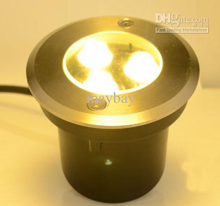 3W LED WARM White Outdoor In ground Garden FLOOD Light Underground Spot Lamp Ip67 waterproof