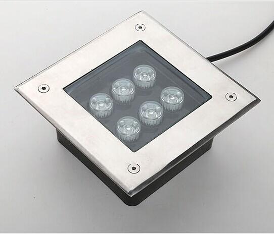 220V 6X1W 6W led underground lamps Led Underfloor lights led outdoor floor light waterproof IP65 DHL free shipping