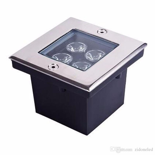 4W LED underground light square LED buried lights IP65 Outdoor light waterproof dc 12v underground lighting AC85-265V