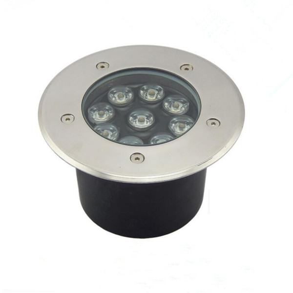 High quality 9*1W LED Underground Lamps Buried/Inground light,Outdoor/Garden Using, IP68, White/Warm White/Green/Red/Blue AC85-265V/DC12V