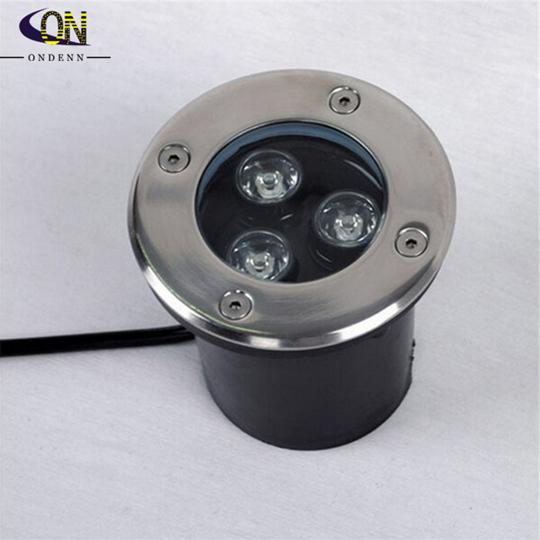 3W LED underground light LED underground lamp Buried lighting LED outdoor recessed floor lamp ground light AC 85-265V