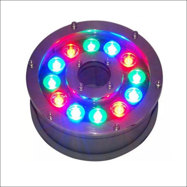 Outdoor lighting Red Yellow LED underwater light swimming pool fountain plaza waterproof lights 6W 9W 12W 15W 18W