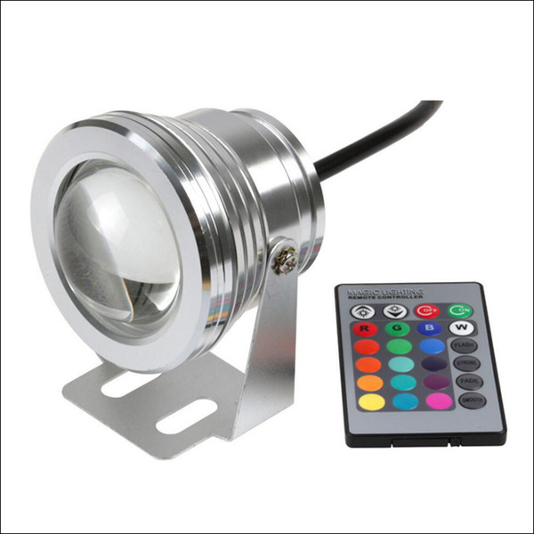 underwater landscape lights 10W RGB LED underwater light LED lights with corlor changing aluminum housing IP68