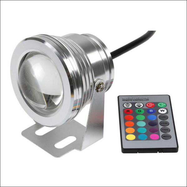 10W RGB LED underwater light LED lights with corlor changing aluminum housing IP68 For fountain etc wet environment