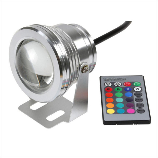 10W RGB LED underwater light LED lights with corlor changing using for fountain plaze aluminum housing IP68