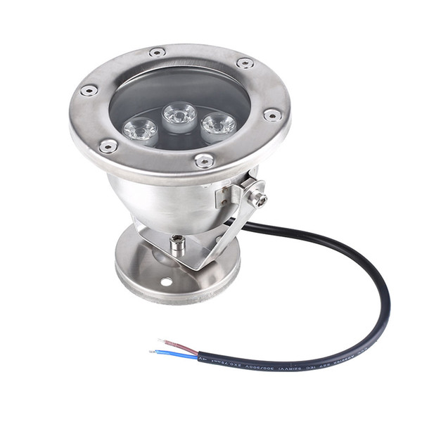 Underwater Lights Spotlights Stainless Steel Fountain Pool Lamps Park Outdoor Landsca pet Lighting Fish Pond Spotlights