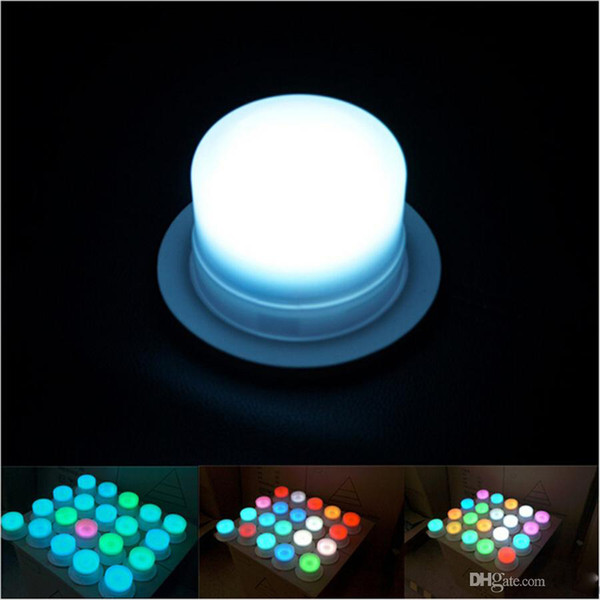 New LED Furniture Lighting Battery Rechargeable Led Bulb RGB Remote Control Waterproof IP68 Swimming Pool Lights