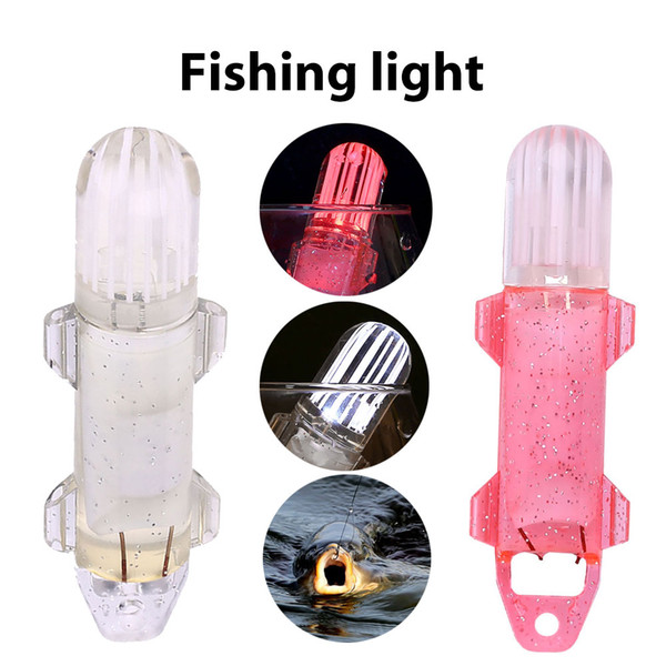 Wholesale- Fiber Optic Trap Lure Light LED Underwater Non-Mercury Fishing Lamp PE