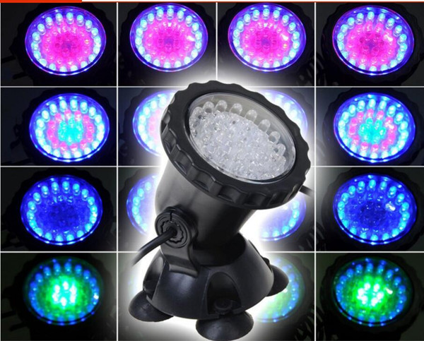 LED fish tank Swimming Pool Light Underwater Waterproof IP68 Landscape Lamp RGB AC/DC,With remote control