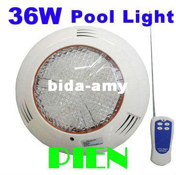 RGB Underwater LED Light IP68 36W Swimming Pool Lamp Wall mounted Fountain Outside BOMBILLAS AC 12V Free Shipping 1 pcs/lot