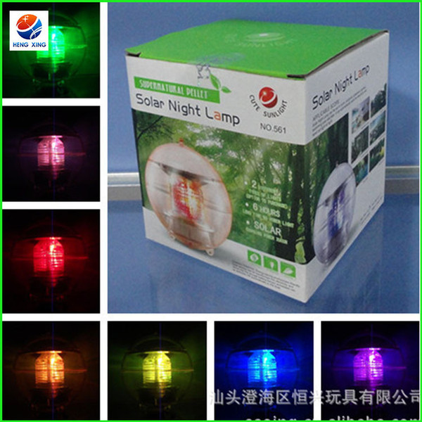 Solar water lamp colorful LED light / lamp promotion gifts