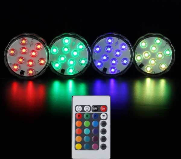 KITOSUN Multi Color LED Lights Remote Controlled Submersible Waterproof Light for Aquarium, Pond, Party, Wedding,Halloween, Holiday