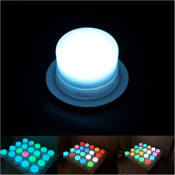 New LED Furniture Lighting Battery Rechargeable Led Bulb RGB Remote Control Waterproof IP68 Swimming Pool Lights