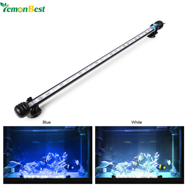 Wholesale- Submersible Underwater Aquarium Led Lighting Fish Tank Lamp for Pool Decoration Aquarium Accessories AC 100-240V UK/US/EU Plug