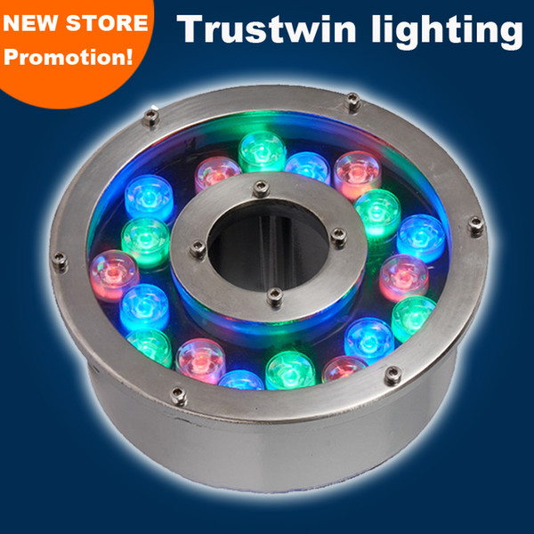 RGB green blue yellow 6W fountain light LED 24V 12V waterproof underwater light LED fountain light