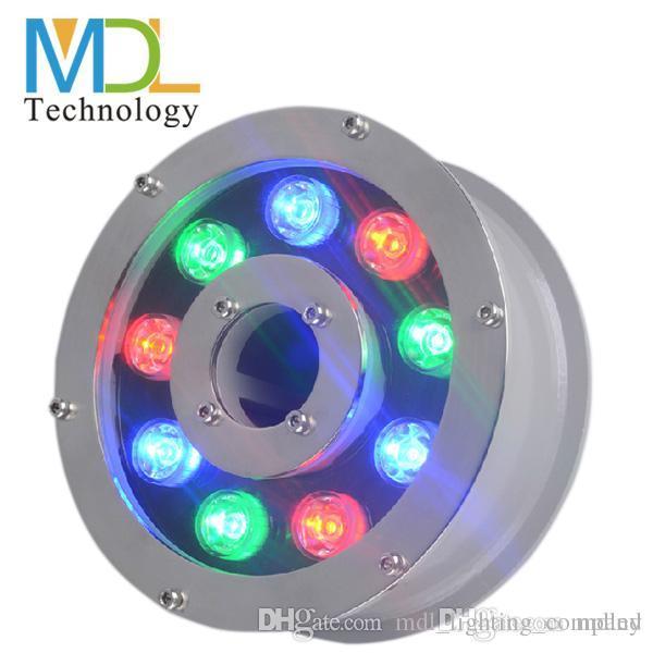 6W 12W 18W Underwater Pond light IP68 White/ Warm White RGB LED fountain light DC12V/24V Swimming Pool light Led Decoration lamp