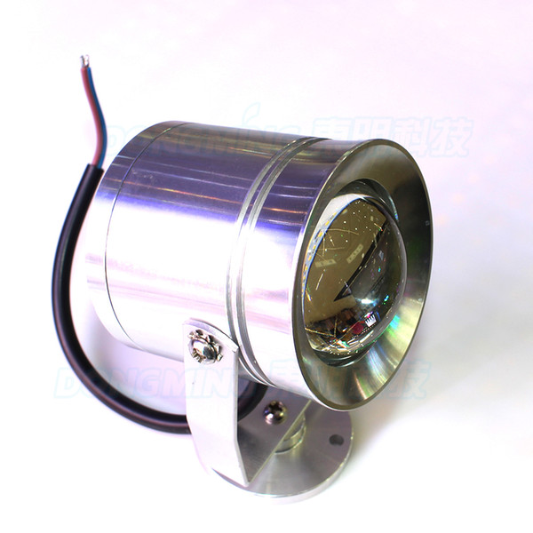 silver cover underwater led light marine white/warm white AC85-265V 10W underwater lamp convex lens underwater pool lights