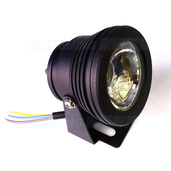 10W DC12v Underwater Led Light Pool Led Cool White Warm White RGB Red Green Blue Underwater Pool Lamp flat mirror black body