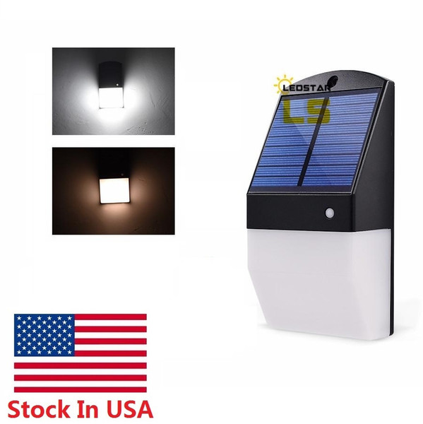 IP65 waterproof LED Solar Light Outdoor Lighting PIR Motion Sensor Solar panel Powered Light For garden decor Corridor wall lamp