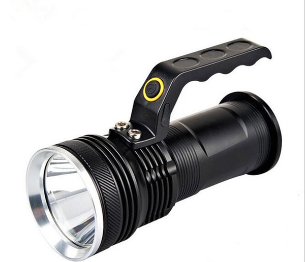 The new LED lantern light charging flashlight Aluminum Alloy waterproof outdoor lamp 200 range long-range searchlight LED flashlight