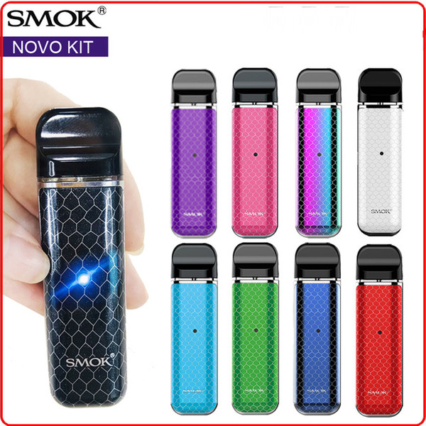 2019 best quality Novo Pod Kit 450mAh Built-in Battery led light Covered Air-Driven Pod System Vape Pen Kit led Pod Infinix Fit Kit