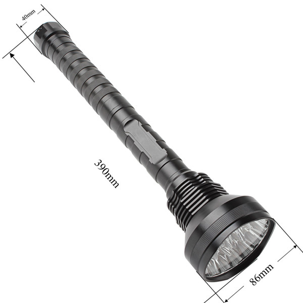 Waterproof 24x XML T6 LED Flashlight 5 Modes Torch 26650/18650 Camping Lamp Light Tactical Flashlights LEF_00L