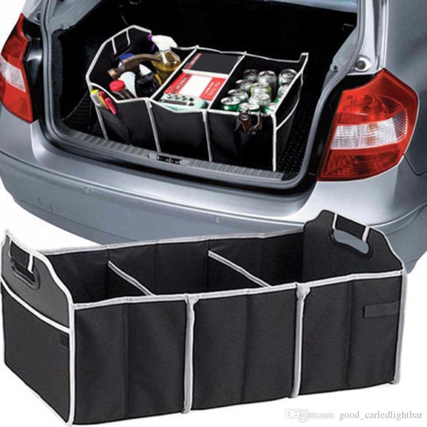 free shipping xtra Large Car Boot Organizer Stuff Food Storage Bags trunk organiser Automobile Stowing Tidying Interior Accessories Folding