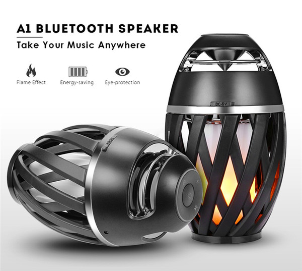 Innovative Products Professional 5W LED Flame Fire Light Wireless Speakers 5W 2000mAh LED Flame Light Bluetooth Speaker Waterproof Outdoor