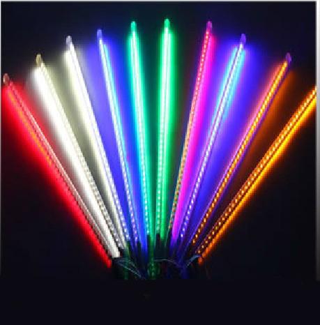 50cm 72 LED 12v christmas meteor rain tube light,led running light tube 10tube/set